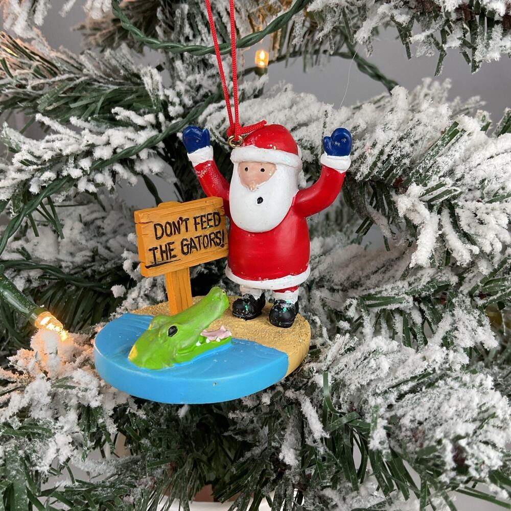 Christmas Ornament- “Don’t Feed The Gators” Christmas Ornament -Cape Shore